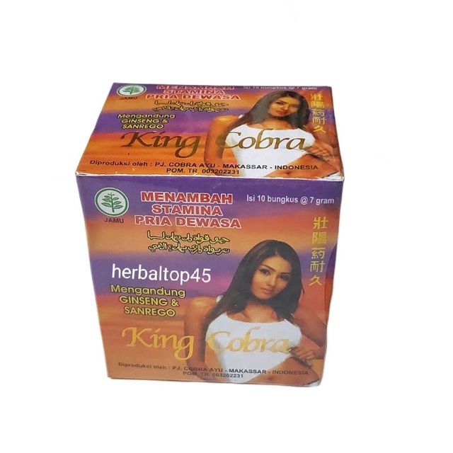 king cobra serbuk herbal