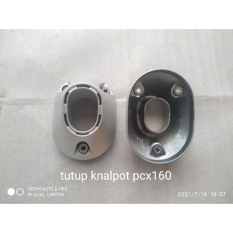 tutup knalpot PCX 160 end cap knalpot PCX 160 tutup muffler knalpot PCX 160 original