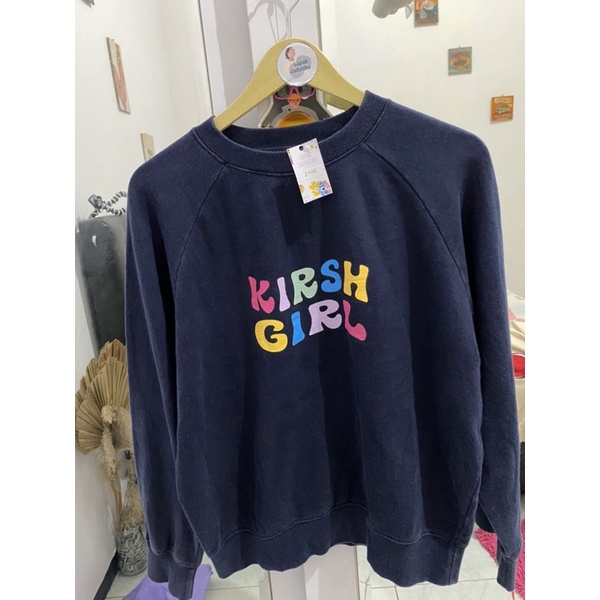 sweater/crewneck cherry kirsh original thrift