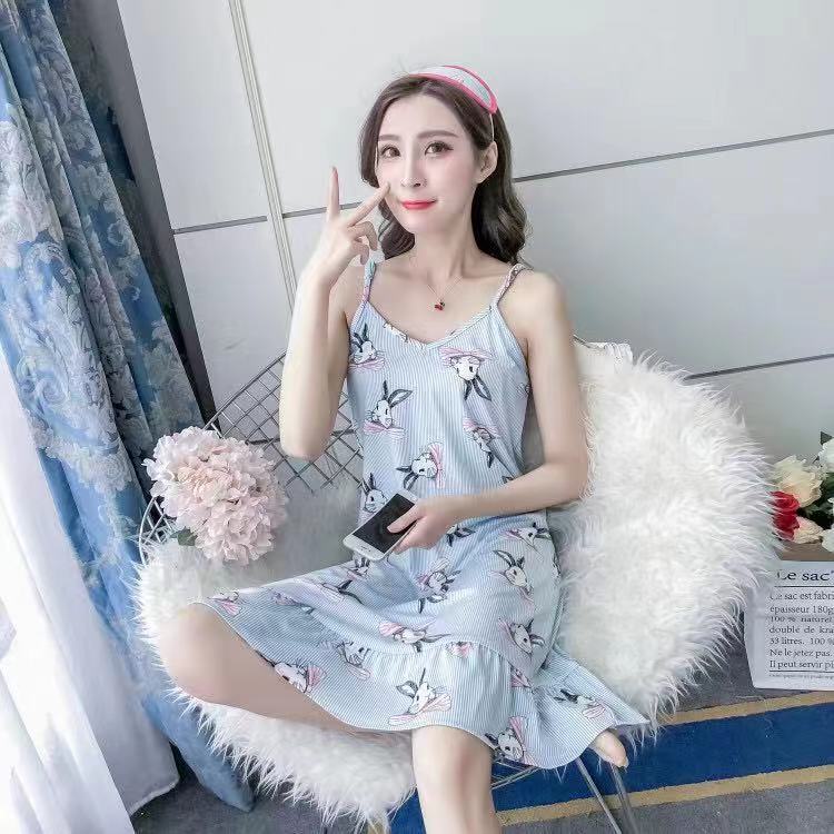 COD Baju Tidur Piyama Santai Wanita Motif Lucu Imut Import