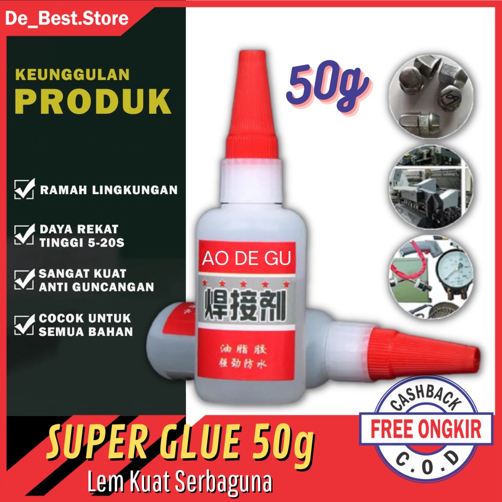 Jual Lem Super 50gr Lem Sepatu 50g Lem Serbaguna 50g Lem Super