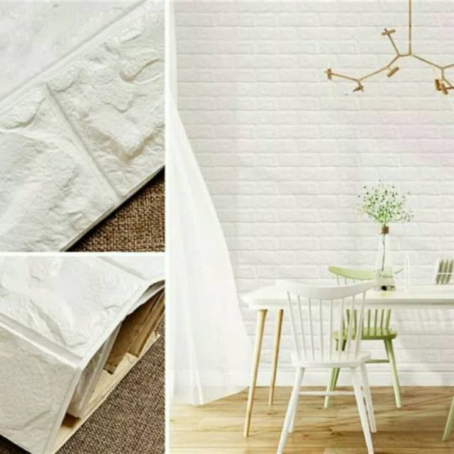Walpaper stiker FOAM BRICK 3d uk 77cm x 70cm