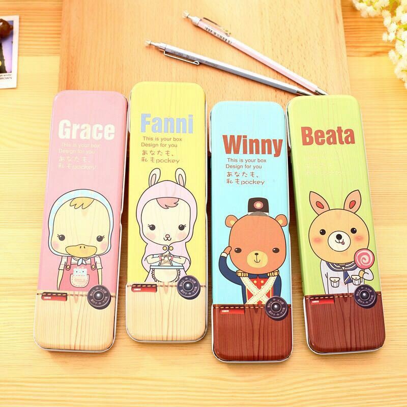 

Tempat Pensil / Pencil Box Animals Lucu kado anak