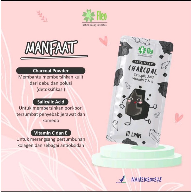 masker wajah fleo bppom bubuk