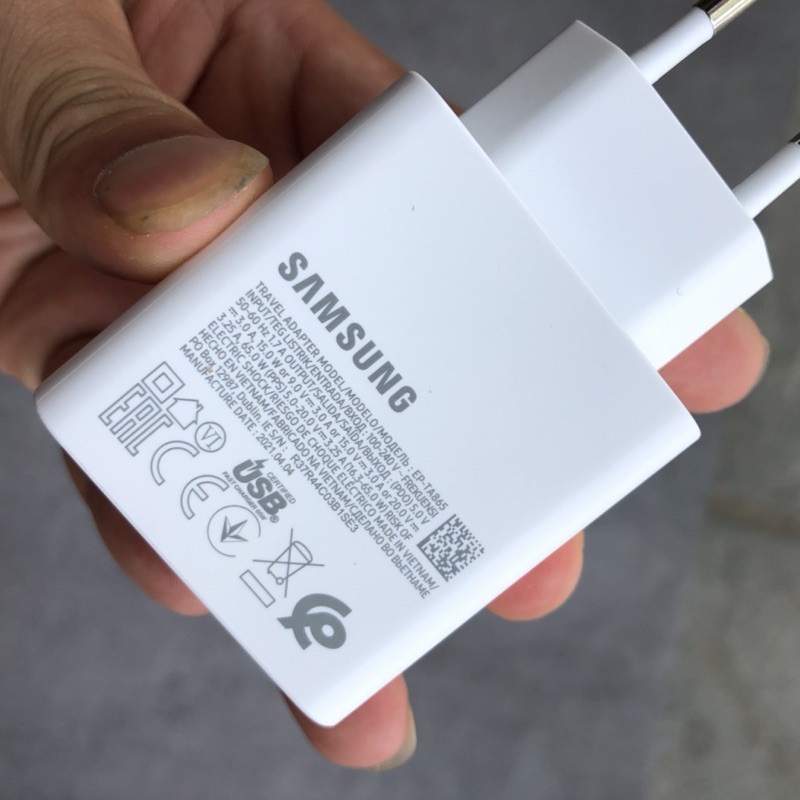 SAMSUNG Adaptor Charger 65W Super Fast Charging EP-TA865 Original