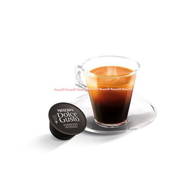 Nescafe Dolce Gusto Espresso Intenso 16cups Minuman Kopi Cair Nescaffe Neskafe Kopi Kapsul Ekspreso Pods