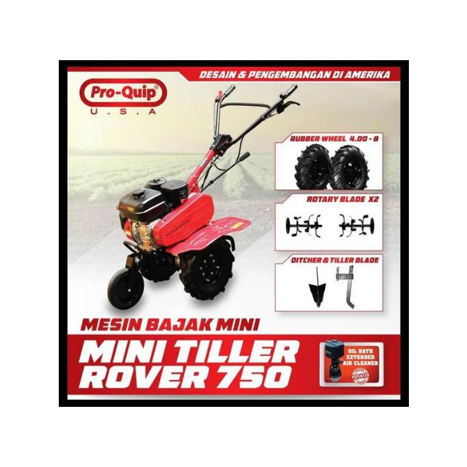 Mesin Bajak Mini Proquip Rover750 Mini Tiller Cultivator Proquip Rover750