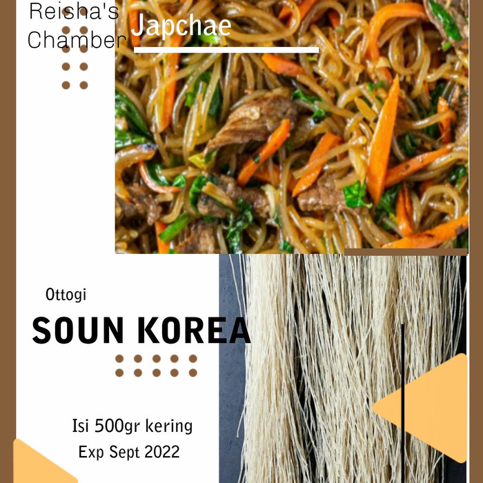 

Jual Paling Murah!! Korean Glass Noodle (Soun Korea Untuk Japchae) 500Gr