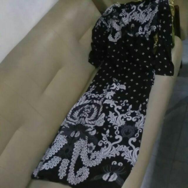 Gamis Batik Sania Ruffel Ii Gamis Batik Pekalongan