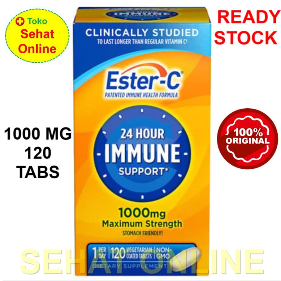 (USA) Ester C 24 Hour Immune Support 1000 mg 120 Tablet