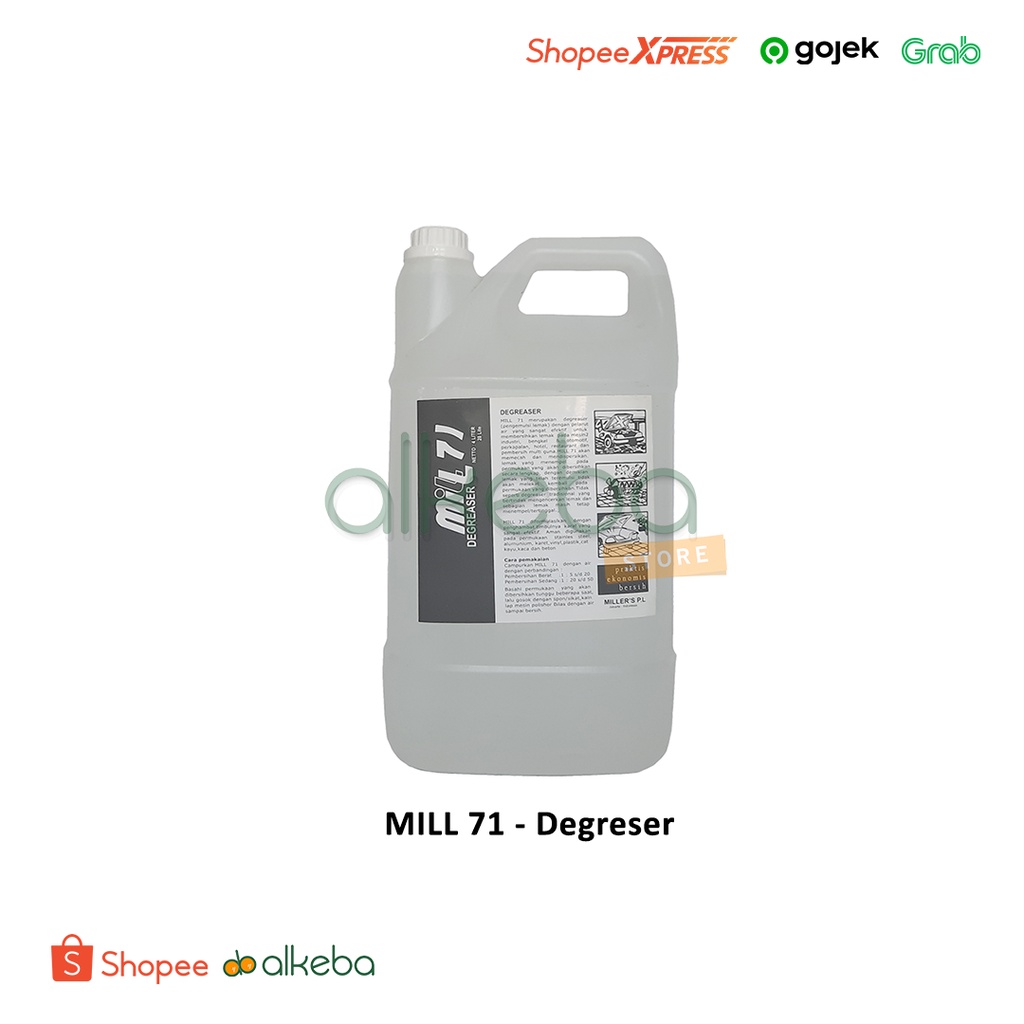 DEGREASER 4 LITER / pembersih minyak lemak / KIRIM GRAB &amp; GOSEND