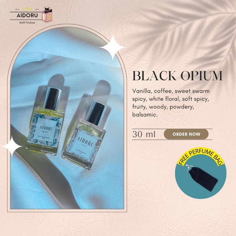 [ PROMO ] Parfum Black Opium | Man  | Eau de Perfume | Aidoruparfum ukuran 30ml | parfum berkualitas
