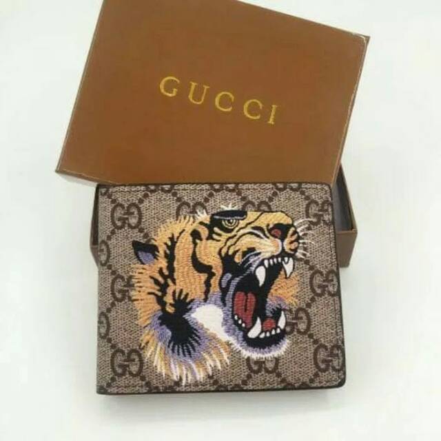 tiger print gucci wallet