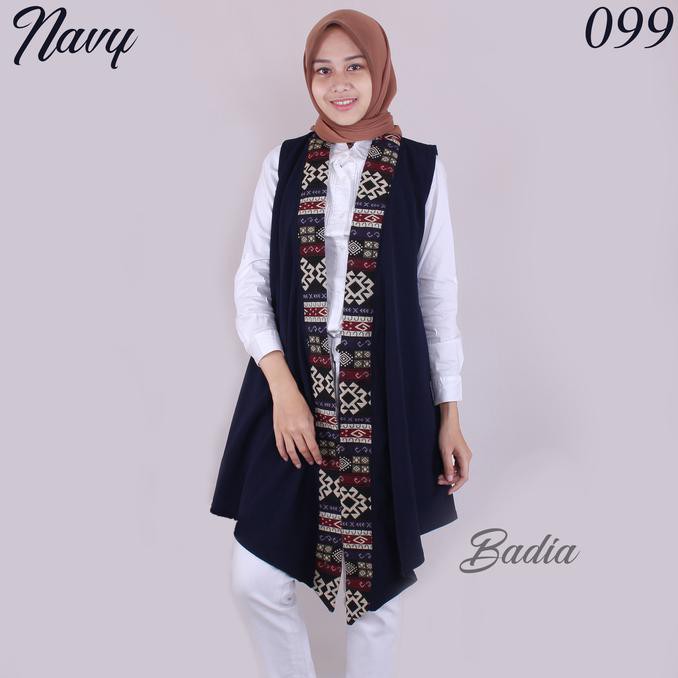 20+ Inspirasi Model Baju Batik Cardigan Lengan Panjang