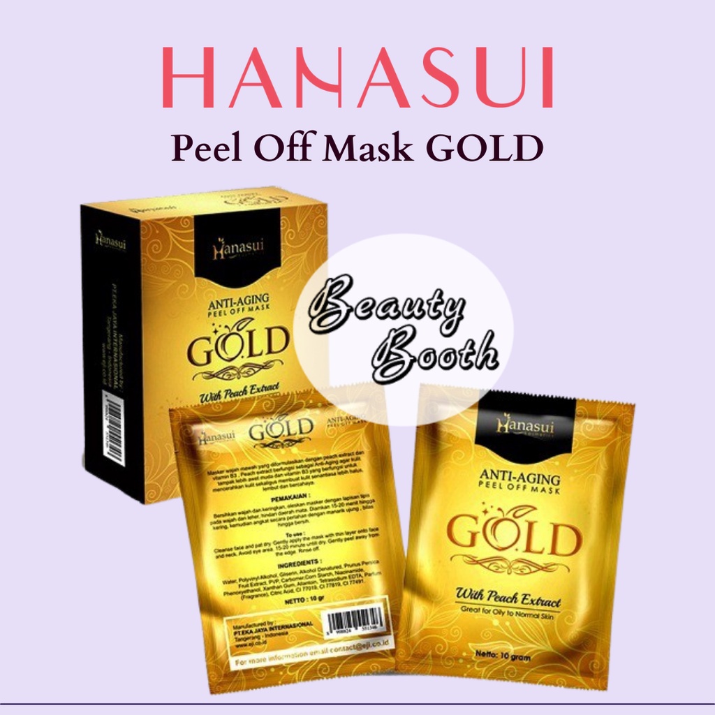 HANASUI Peel Off Mask GOLD