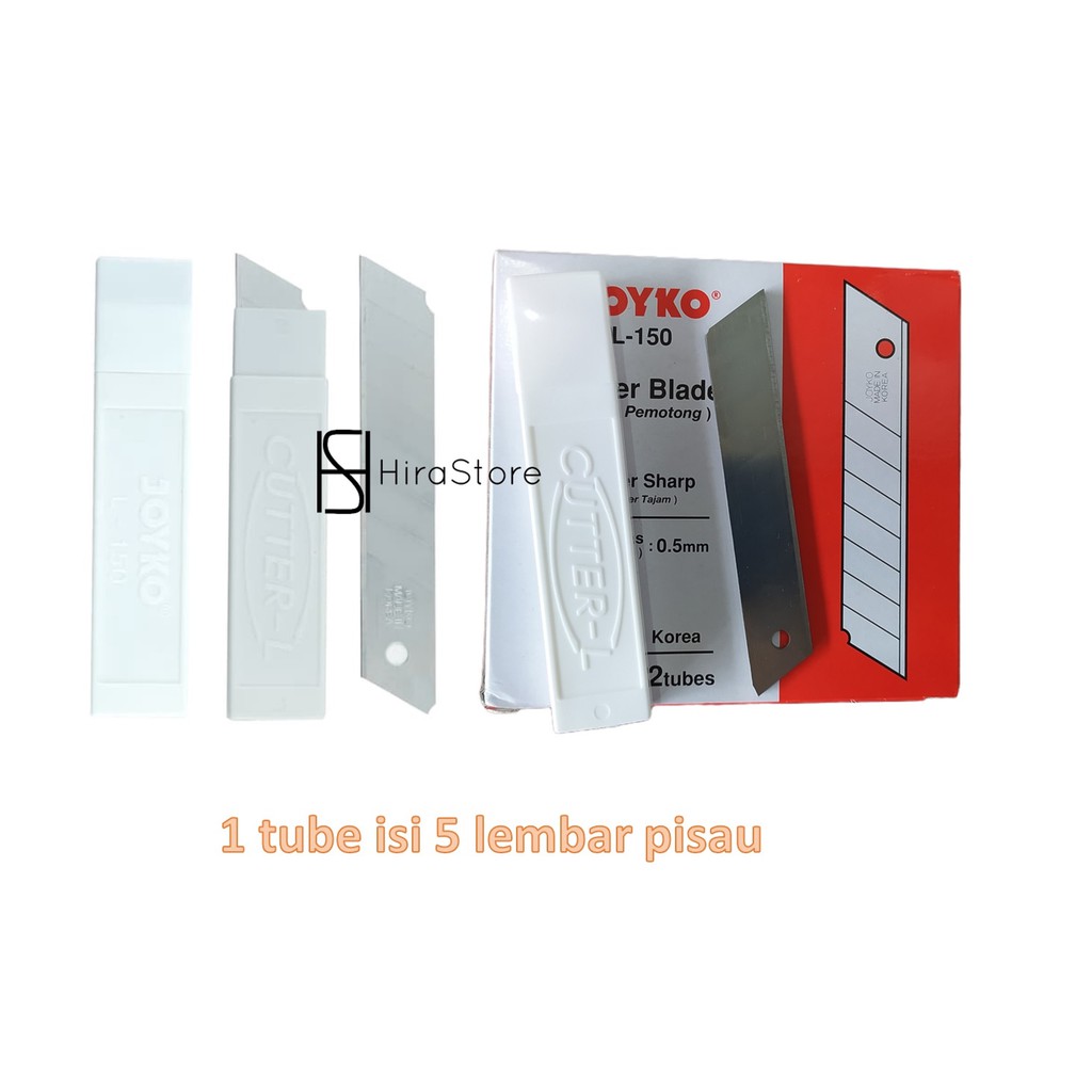 

Isi Cutter Blade Refill Isi Pisau Pemotong Joyko L-150 1 Tube 5 Pcs