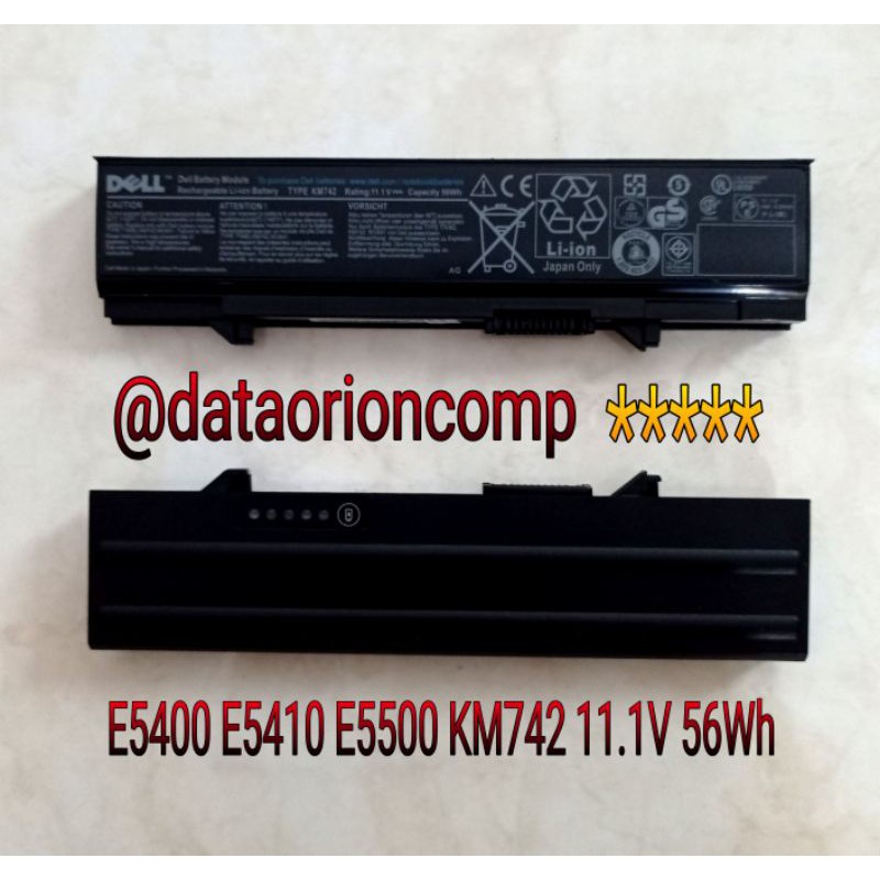 Baterai Battery DELL Latitude E5400 E5410 E5500 E5510 Series T749D