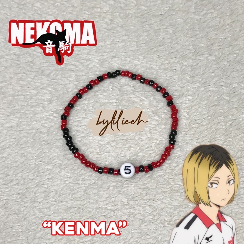 GELANG HAIKYUU/Haikyuu beads bracelet (NEKOMA TEAM)