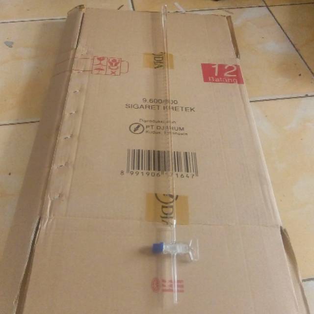 Buret 50 ml PYREX keran gelas grade A