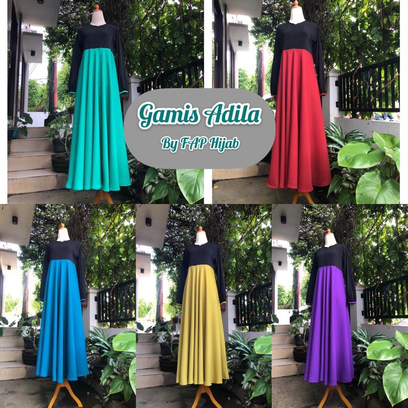 Gamis Adilla Polos by FAP Hijab