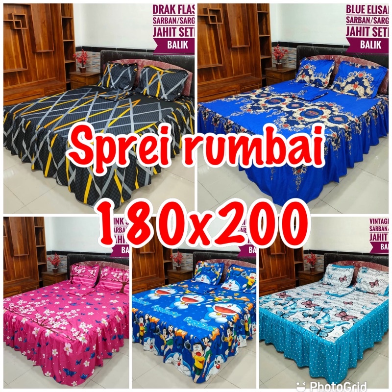 sprei Rumbai sprei 180x200 sprei home made