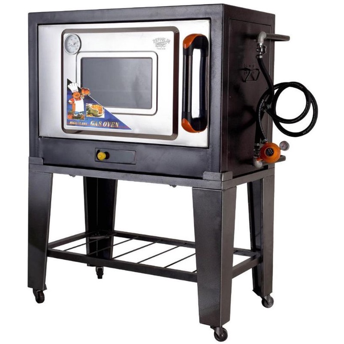 Black Oven Gas Zeppline 75cm Termasuk Meja Oven