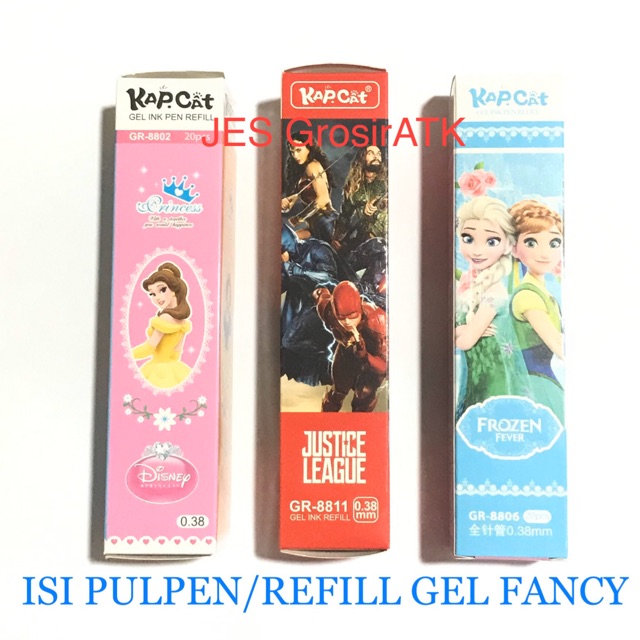 

Refill Gel Pen Karakter / Isi Pulpen Fancy [Harga 1 Box=20pcs]