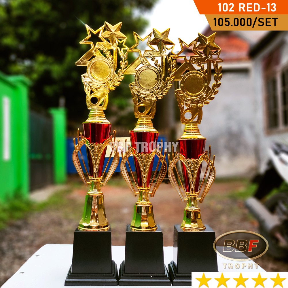 Piala 102-13 Merah/Biru/Hijau