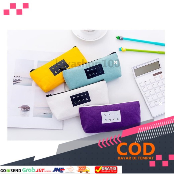 

TP0076 Tempat Pensil Japanese Solid Color / Tempat Kosmetik Pouch - Ungu