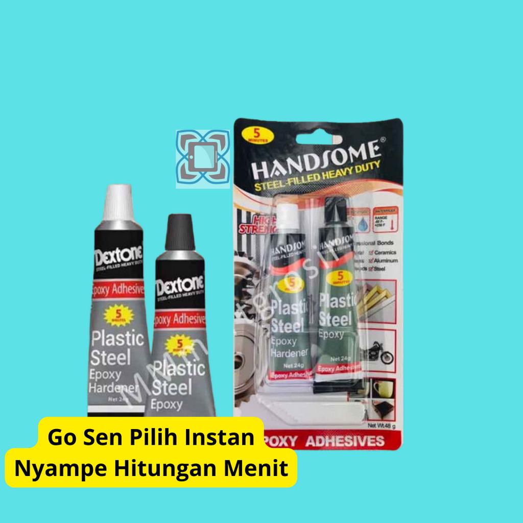 

Handsome Epoxy / Lem Besi 5 Menit / Lem Serbaguna / Alat Perekat