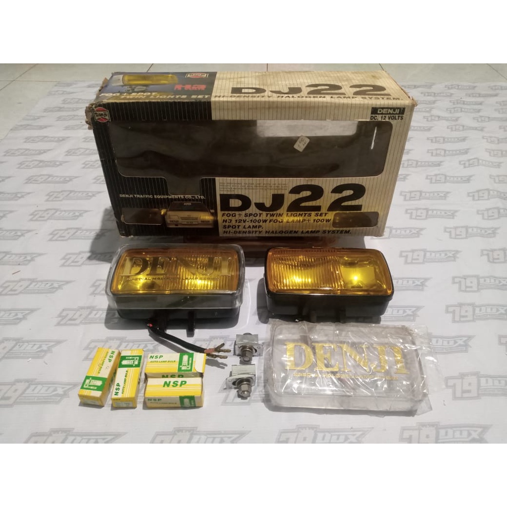 Fog lamp lampu sorot tembak rally denji DJ 22