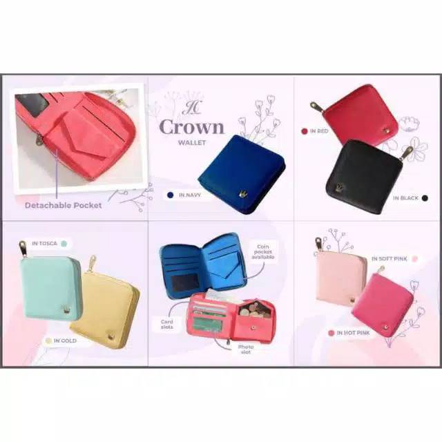 CROWN WALLET JH / DOMPET LIPAT / ORI / TERLARIS