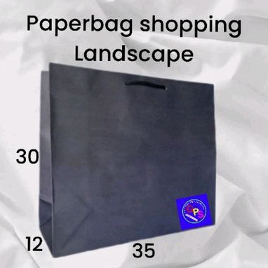 

Paperbag Shopping Lanscape Black (35.12.30)