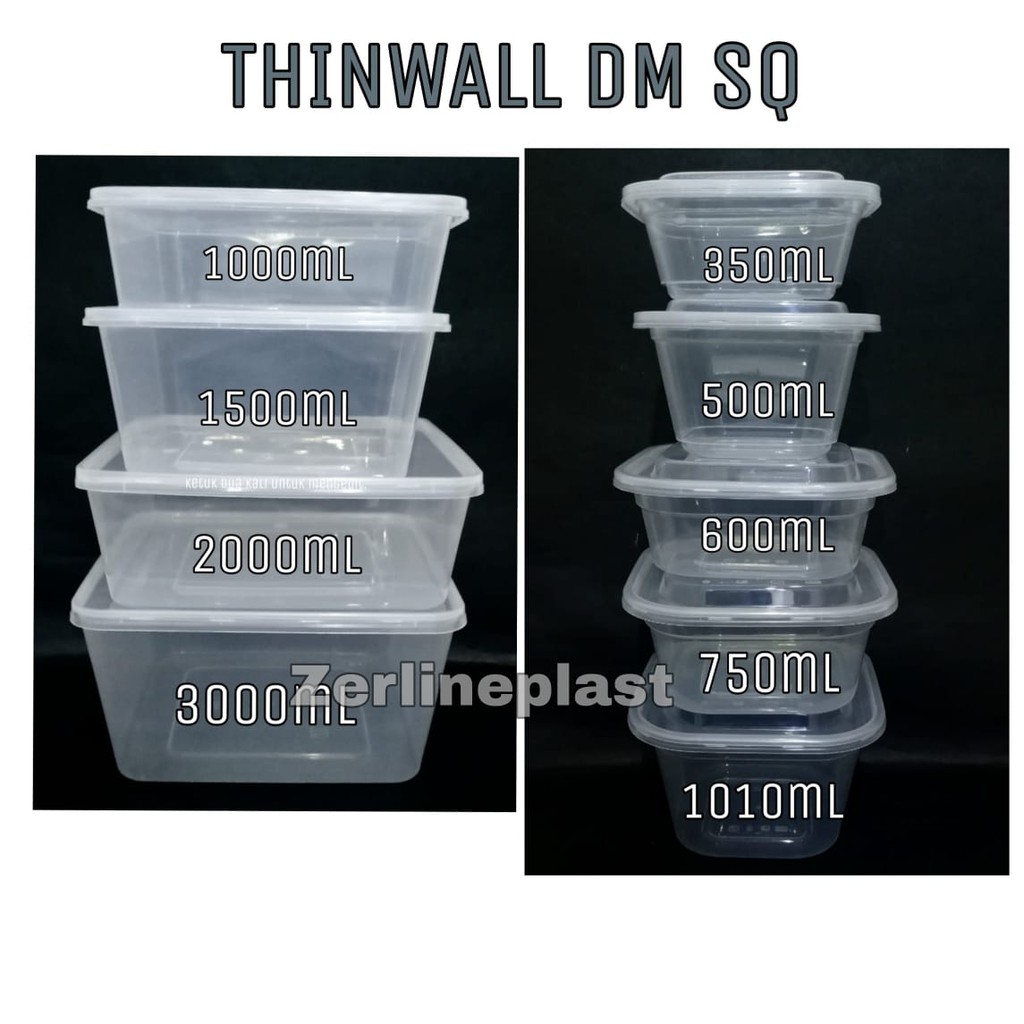 Thinwall DM / Kotak Makan (SQ / SQUARE)