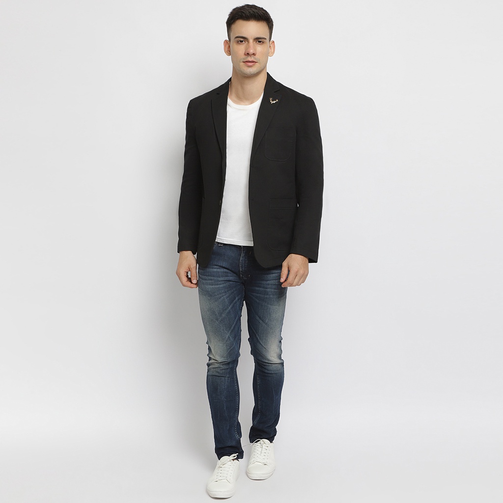 Carlos Moreno Blazer Casual Pria BSM 31006 Black