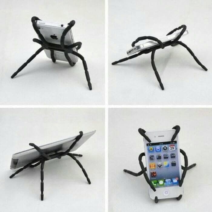 Holder HP Bentuk / Motif SPIDER / Flexible Stand For Smartphone Grosir