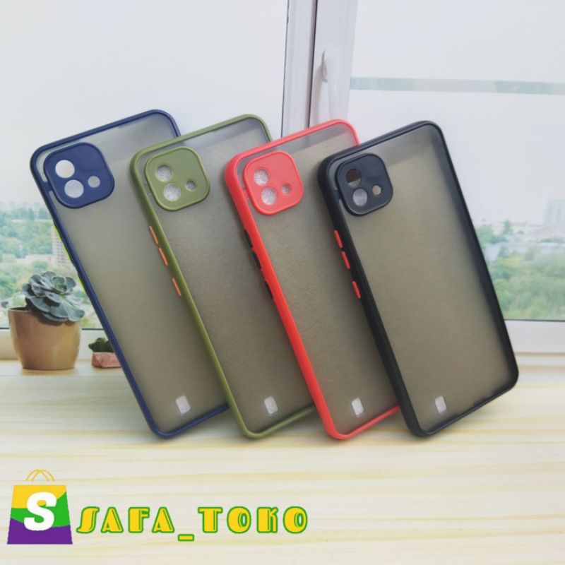 Case Aero Realme C11 2021 / RMX3231 Fuse Transparan Doff Semi Hardcase