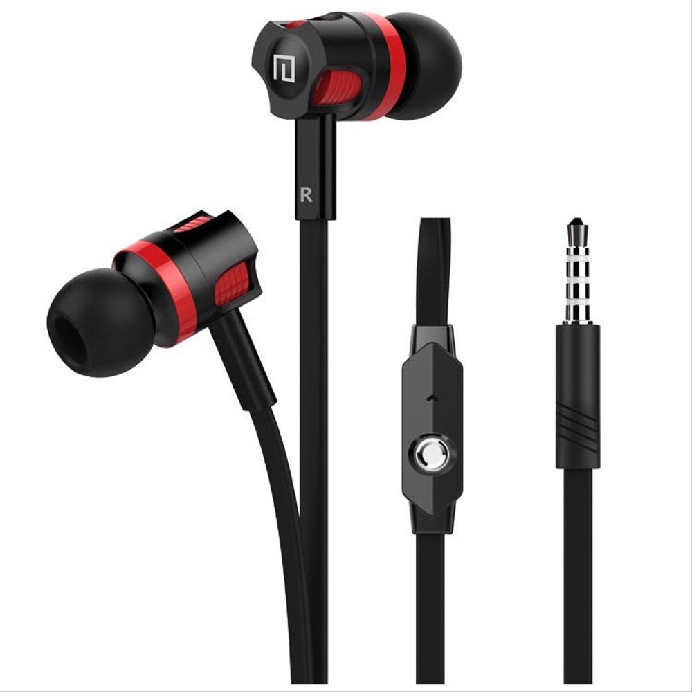 LANGSDOM JM-26 EARPHONE WITH MIC BLACK