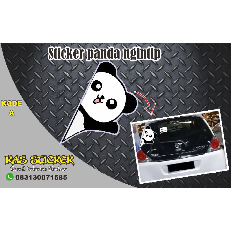 

STICKER PANDA NGINTIP