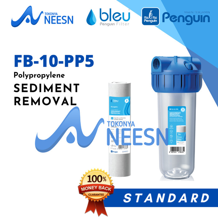 Filter Air sumur | Tanah | PAM | PDAM EUBY &amp; Bleu penguin 10 inch STD PP
