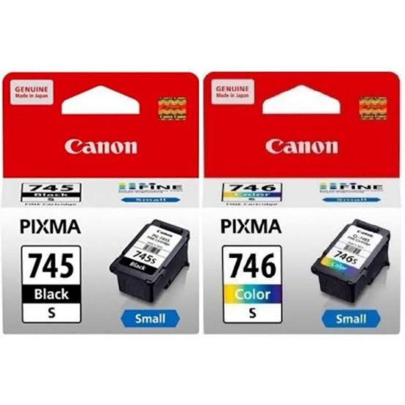Canon 745S 746S Tinta 745 746 Small Cartridge Pixma