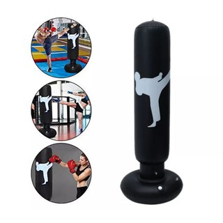 Xj85t Jusenda Punching Bag Samsak Tinju Angin 160 Cm Mma Boxing Samsak Tiup Samsak Isi Angin Shopee Indonesia