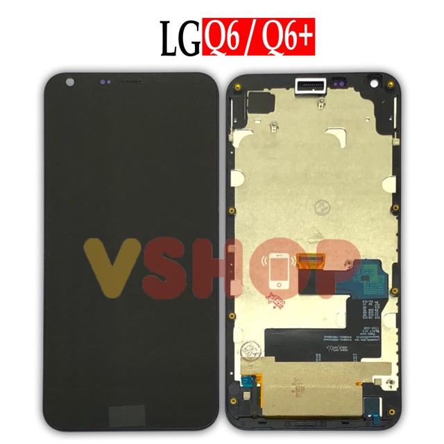 Lcd Touchscreen Lg Q6 Q6 Q6 Plus Fullset Plus Frame Shopee Indonesia