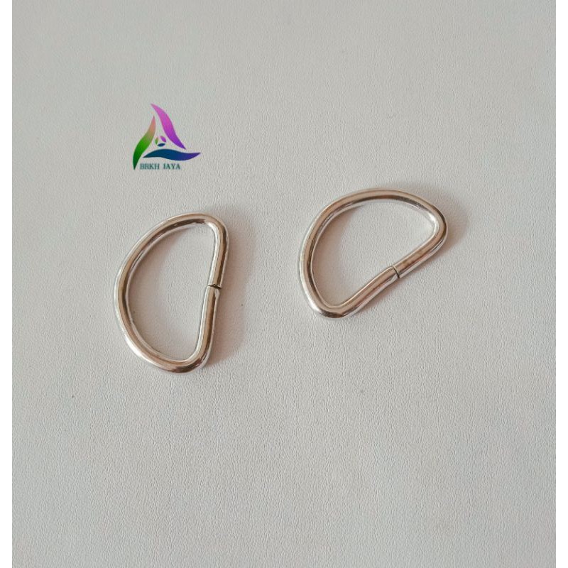 RING D TAS BESI 2.5 CM NIKEL PER 100 PCS