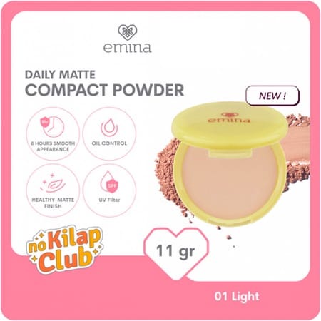 ❤ PAMELA ❤ EMINA Daily Matte Loose Powder 20g | Compact Powder | BB Cream | Bedak Tabur | Bedak Padat