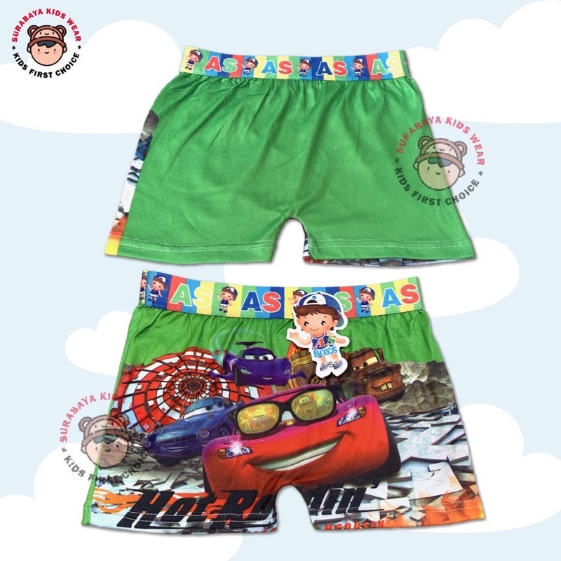 Boxer Anak Laki - Laki Motif Super Hero Caleenew