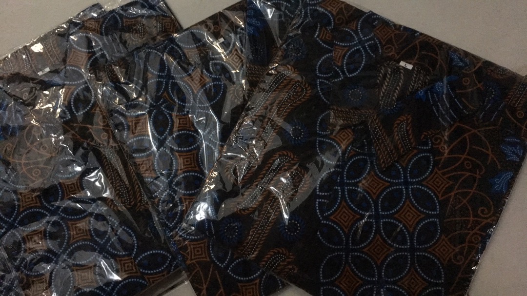 Diskon Bswart Batik Hrb026 Kenongo Hem Pendek Padi Pekalongan M L Xl Batik Pria Murah Modern Grosir