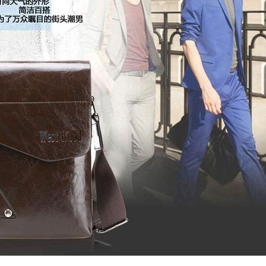 ➽ Tas Selempang Pria Kulit Tas Slempang Cowok WEST WOOD M469 ✺
