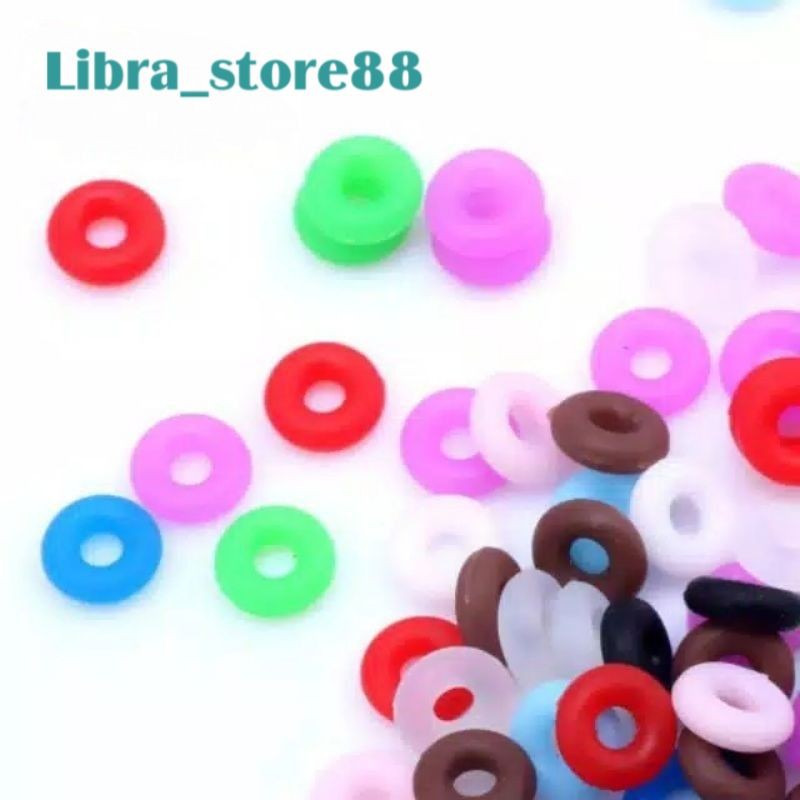 Karet Pembatas Rubber Stopper Bahan Gelang Emas Hongkong