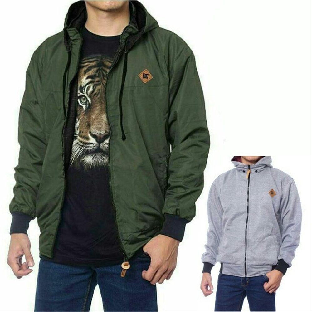 Jaket bolak balik 2in1 pria wanita / jaket bb / jaket motor/jaket tahan angin